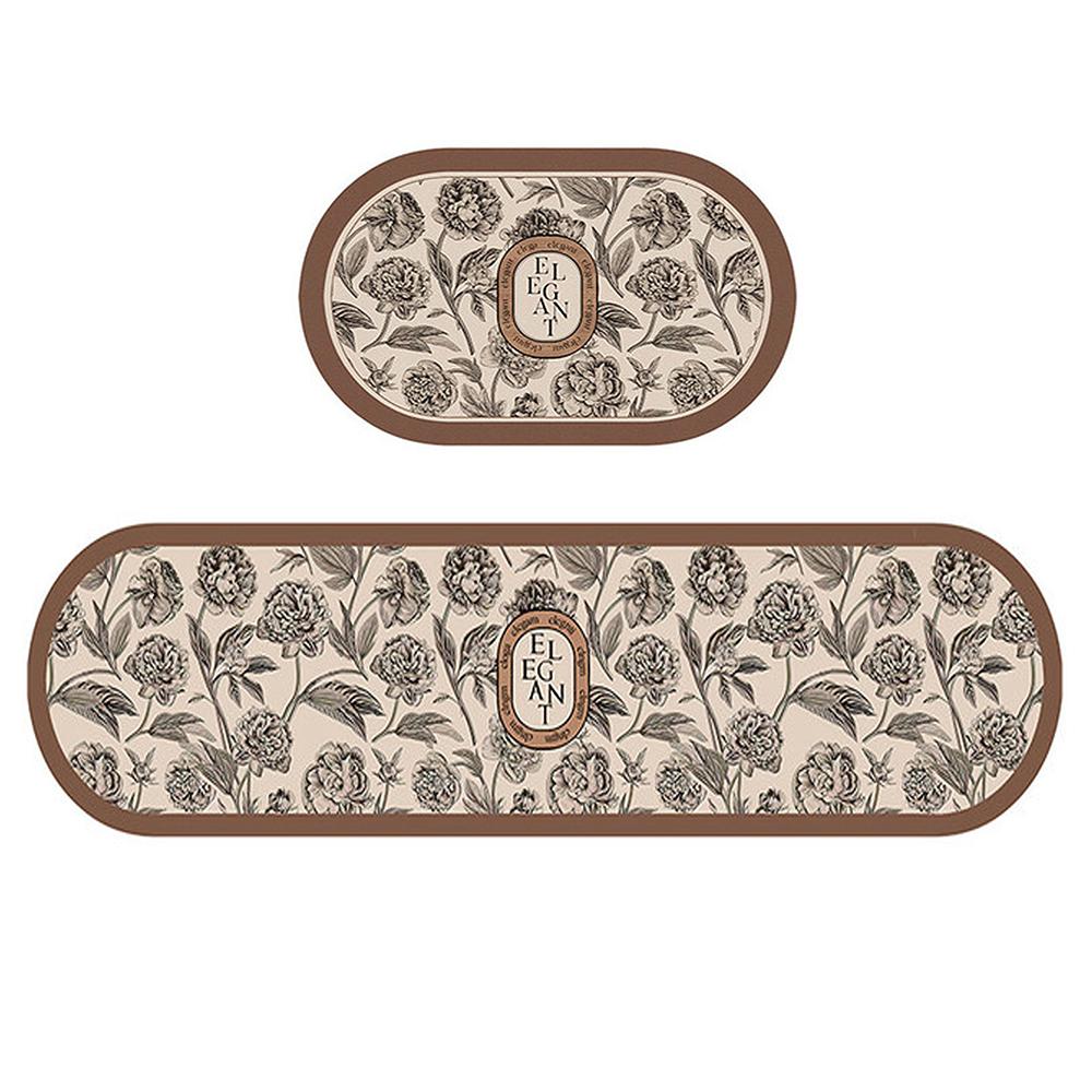 American Style Kitchen Floor Mat Non-slip Washable Household Long Rugs Water-absorbing Oil-absorbing Pad Premium Kitchen Carpet