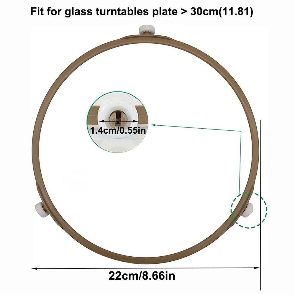 17.8CM/18.9CM/22CM Mikrowellenherd Rollenhalter Universal Drehbarer Ring Unterstützung