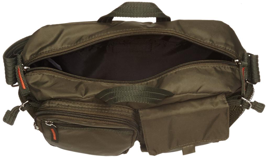 AOT Bonded Shoulder Bag with E One Size Handle, 1802-E990-01, Khaki,