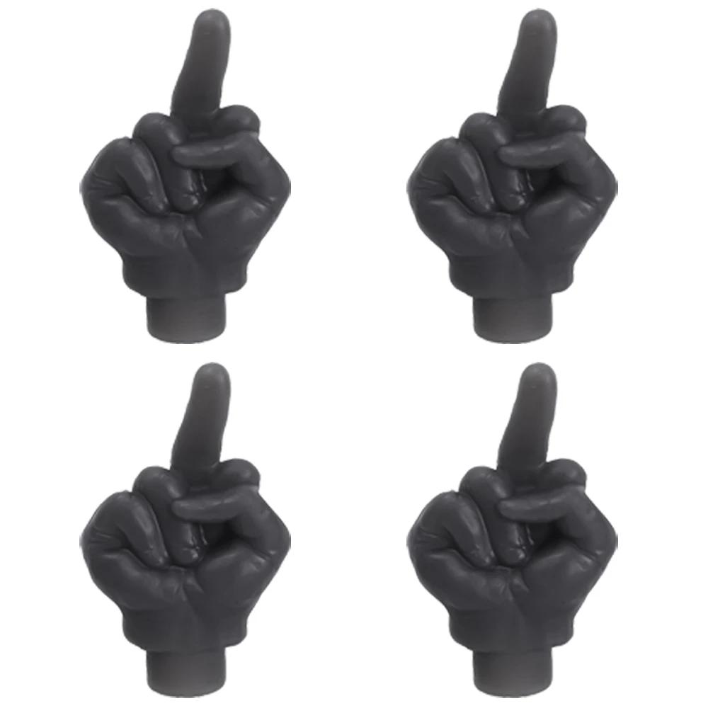 Araba Işıklı Vana Kapakları Araba Motosiklet Lastiği Su Geçirmez Toz Geçirmez Orta Parmak Vana Kapağı Araba Lastiği Göbeği Vana Sapı Işıklı Kapak