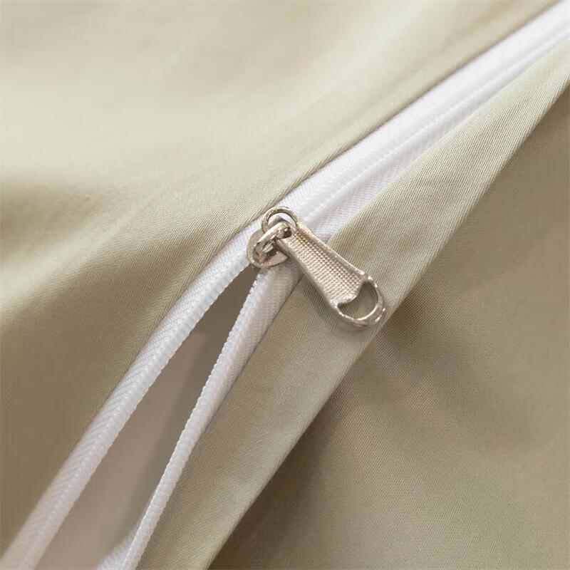Nanjiren Imitation Tencel Embroidered Solid Color Bedding Set