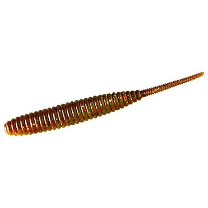 Deps Death Adder Worm 5 inch Pumpkin S/G&R Flake #110
