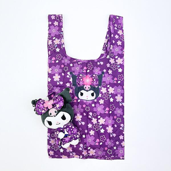 Sanrio Kuromi Plush Eco Bag Sakura Kimono Sanrio
