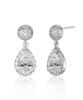 Geigerjewelry 18K Gf Moissanite Teardrop Earrings Gi8Kpee082