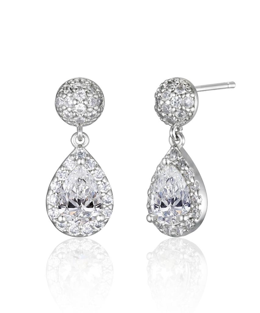 Geigerjewelry 18K Gf Moissanite Teardrop Earrings Gi8Kpee082