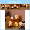Entzückende Harz-Fettkatzen-Figur Blind Box Niedliche Cartoon-Miniatur-Tierdekoration