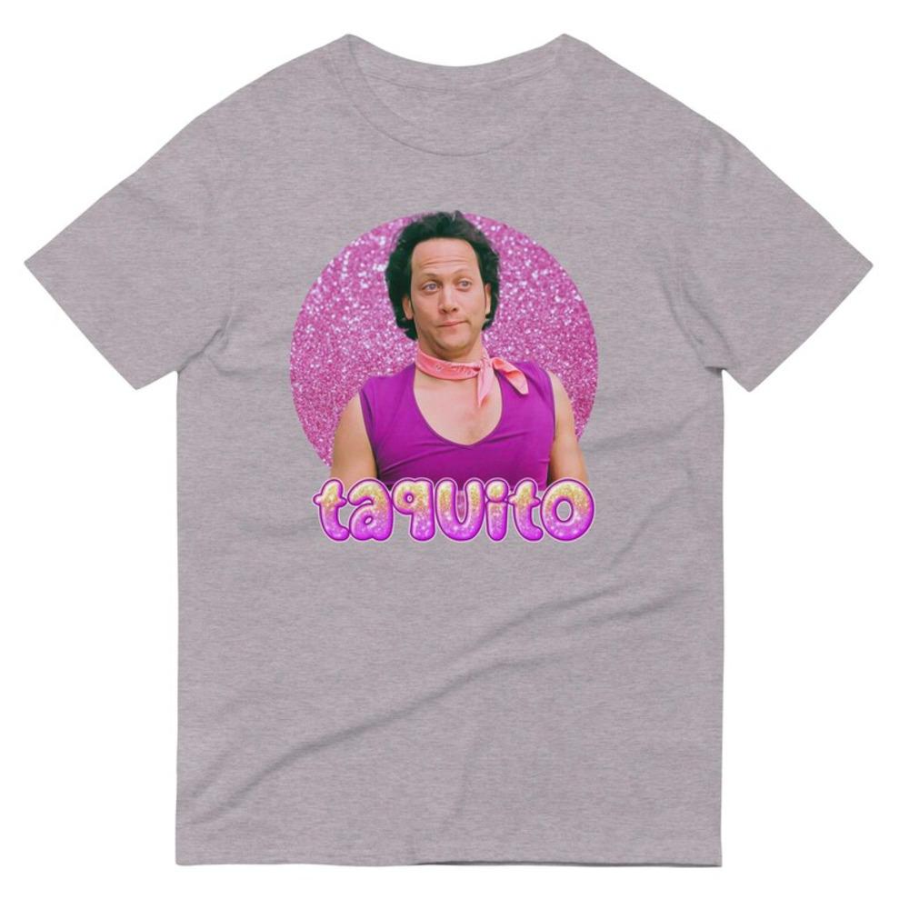 Das heiße Lady Film T-Shirt Taquito Grafik-T-Shirt Y2K Film-inspiriertes Shirt Lässiges Popkultur-Oberteil