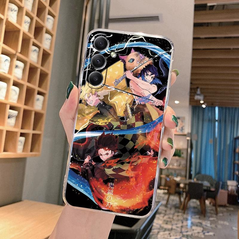 Husă din silicon moale și transparentă Anime cool pentru Xiaomi Redmi Note 13 14T 15 Samsung A55 A35 S24 FE S25 iPhone Huawei Honor Camera de protecție antișoc