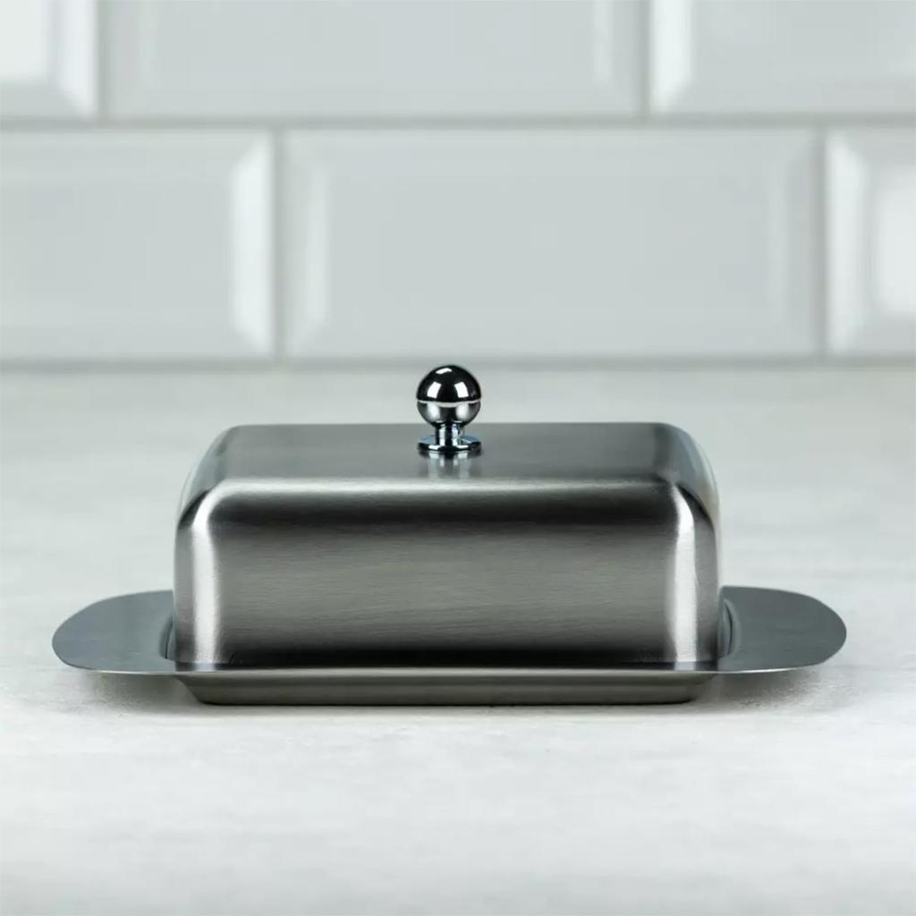 KINGHOFF KH-1462 STEEL BUTTER DISH