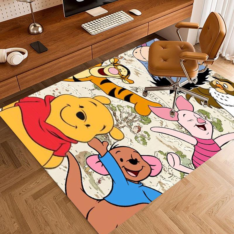 Cute Winnie Pooh Print Carpet Printing Living Room And Bedroom Mats Art Dormitory Decoration Bathroom Mat
