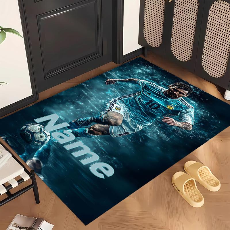 Lionel Messi (1) Personalized name Office Carpet Stylish Decor for Living Room Bedroom Kitchen