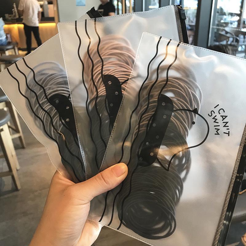 Korean Style Simple Elastic Hair Tie – Small, Thin High Elastic Band for Girls, Basic Hair Ring Headwear