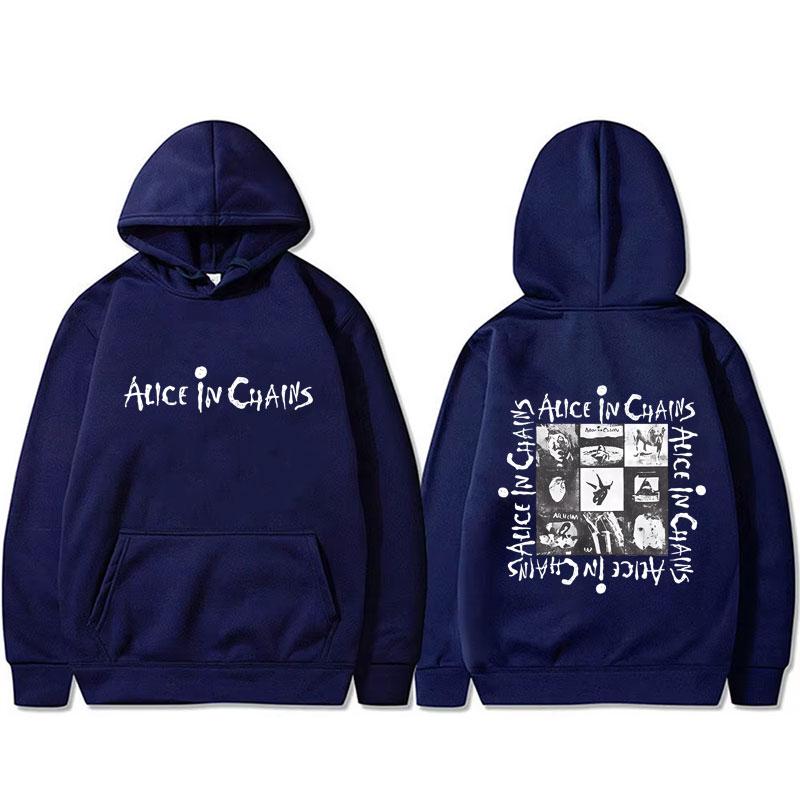 Rock Band Alice in Chains Album Graphic Hoodie Men Women Casual Oversized Pullover Hoodies Men's Streetwear