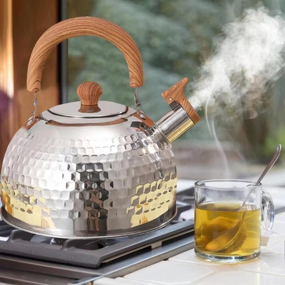 With Anti-scald Handle Stove Gas Water Kettle Teapot for Trips  Gas Induction Cooker