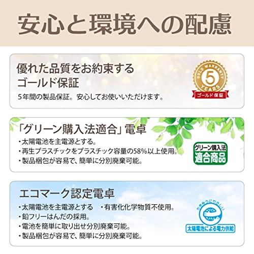 Casio DS-10WKA-N Professional Business Calculator, 10-Digit, Desk Type, with Check Function, Green Purchasing Law Compliance, Eco Mark Certified