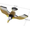 Realistic Falcon/Hawk Bird Scarer for Gardens - 42cm X 24cm Plastic Deterrent