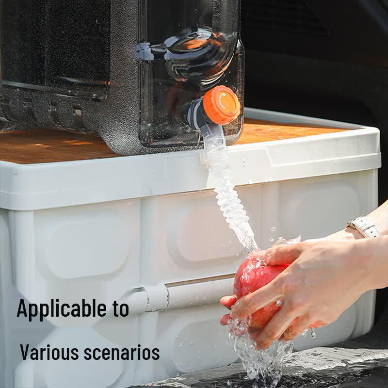 Portable Outdoor Food-Grade PC Water Storage Barrel