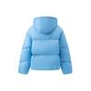 Li Ning E-Sports Series Solid Color Hooded Embroidered Logo Down Jacket Unisex outerwear Xinjiang-Blue AYMT419-1