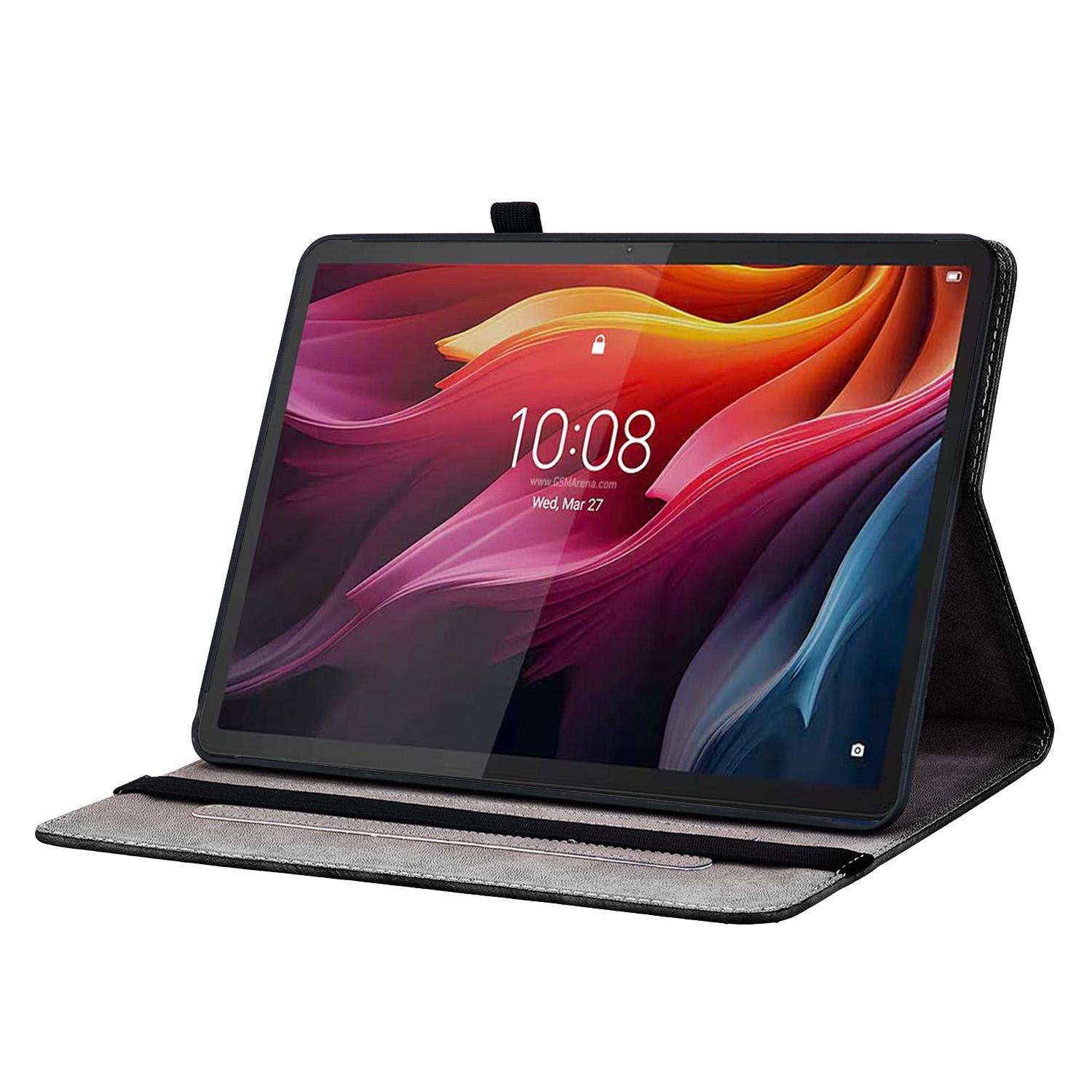 

Для Lenovo Tab K11 Plus/M11 Plus Шкіряний чохол з принтом, підставка, чохол для планшета з відділеннями для карток Blue Butterfly