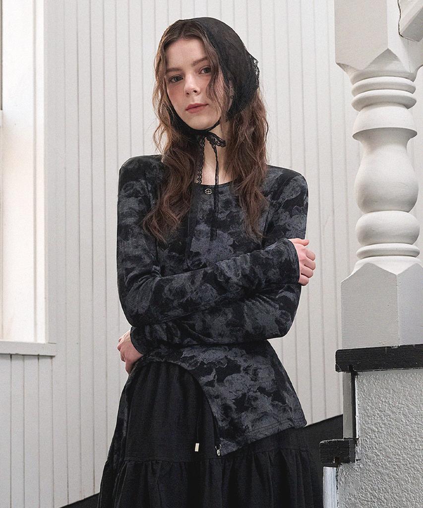 MICANE Polished Slit Strap Tee
