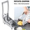 Cutting Potato Chipper Stainless Steel Manual Cut with 36/64Holes Blades Fast Cutting Manual Tool Cut Cucumber Fruits Vegetables