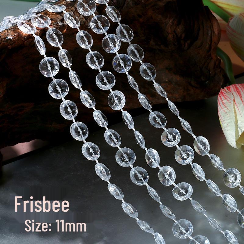 Crystal Beaded Door Curtain & Wedding Aisle Decor with Acrylic String