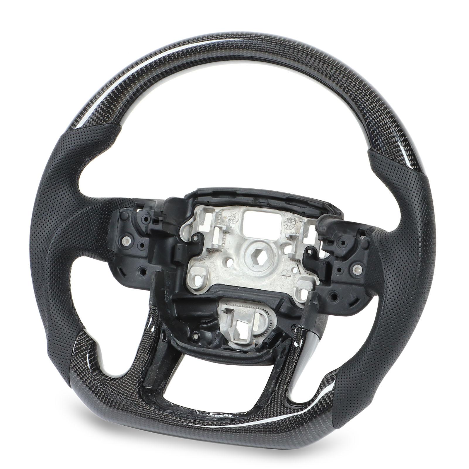 

Индивидуальный руль из углеродного волокна с перфорированной кожей, замена для Land Rover Range Rover Sport L494 2014–2022