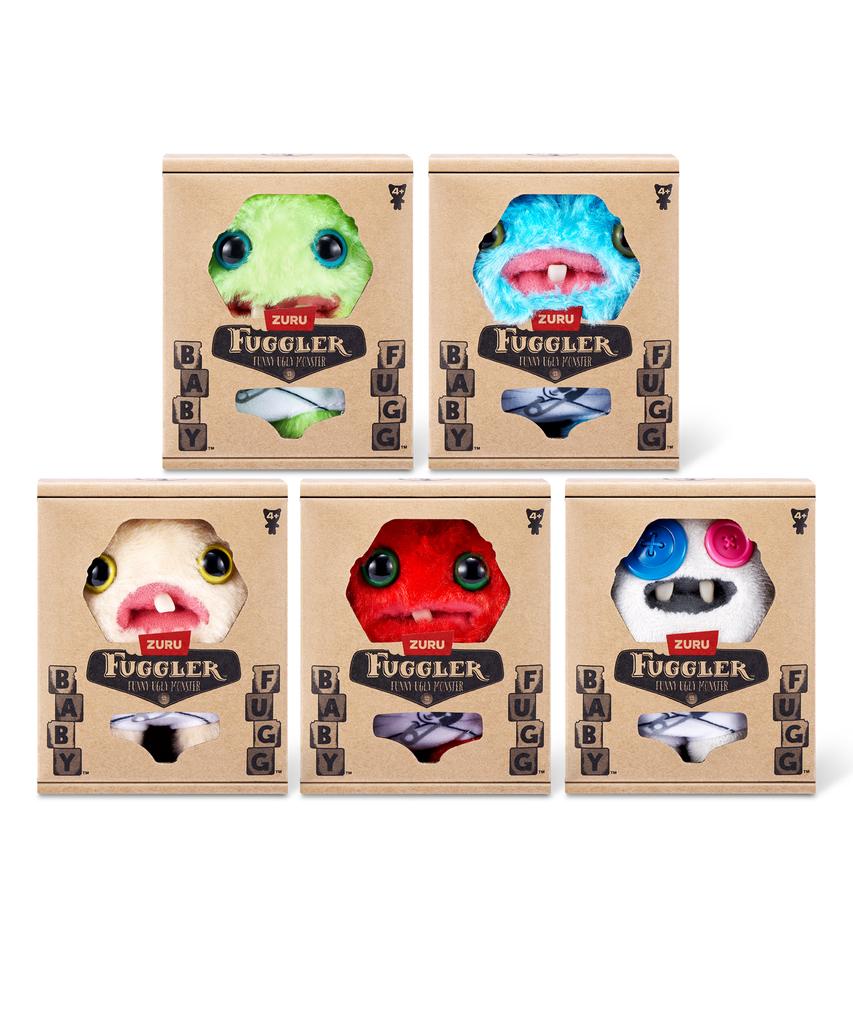 FUGGLER [Set] Baby FUGGLER 5-Piece Set (Mentsments + Mr. Needle + Sasqueeze + Shameless Goof + Screezz)