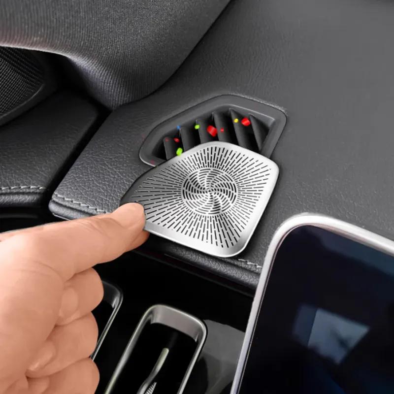 Metal Car Dashboard Air Conditioning Vent Outlet Dust Cover Speaker Cover Trim For Mercedes-Benz S Class S450 S400 W223 2021-25