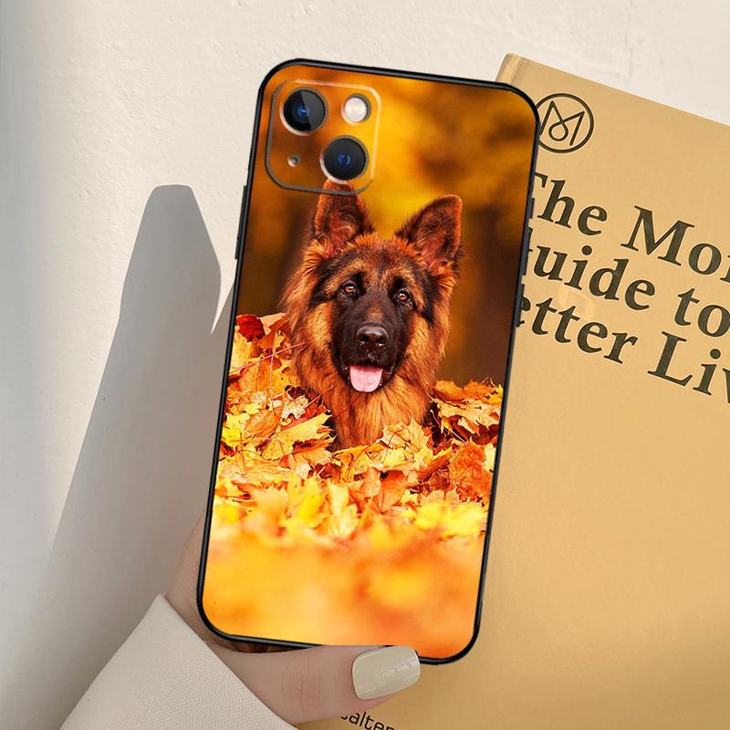 German Shepherd Dog Phone Case For iPhone 17 16 15 14 13 12 11 Pro Max Mini XR 16e 15 16 Plus 17 Air Full Cover