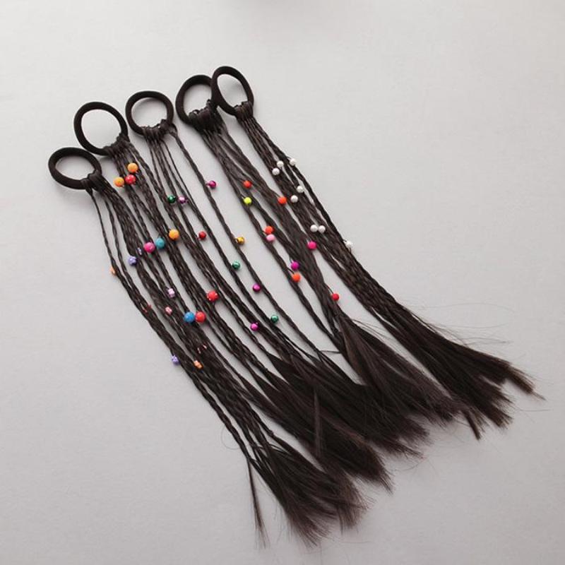 Elastic Hair Band Dimensional Dolls Flowers Rubber Band Hair Accessories Ropes Kids Baby Hair Bands