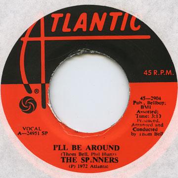 

7inch Record SPINNERS - I ll Be Around / How Could I Let Yo 452904 Atlantic 1972 Jamaica Soul/Funk