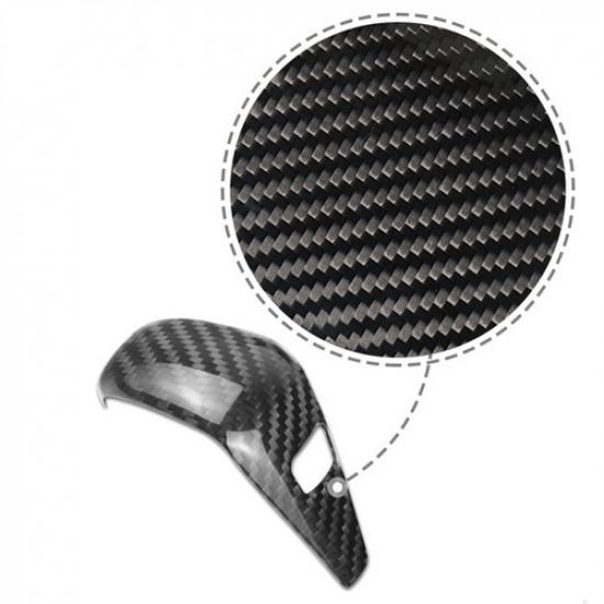 Real Dry Carbon Fiber Gear Shift Knob Trim Cover For BMW 3 Series G20 -