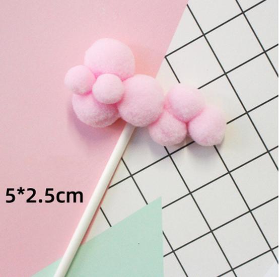 10-Pack 3D Hot Air Balloon & Rainbow Cake Toppers