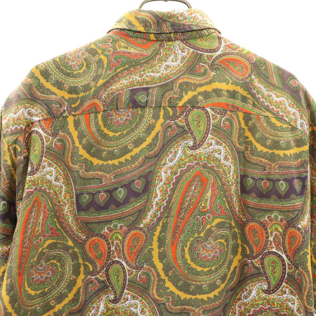Count Velante 70s Vintage Paisley Pattern Short Sleeve Button Down Shirt Men's Used