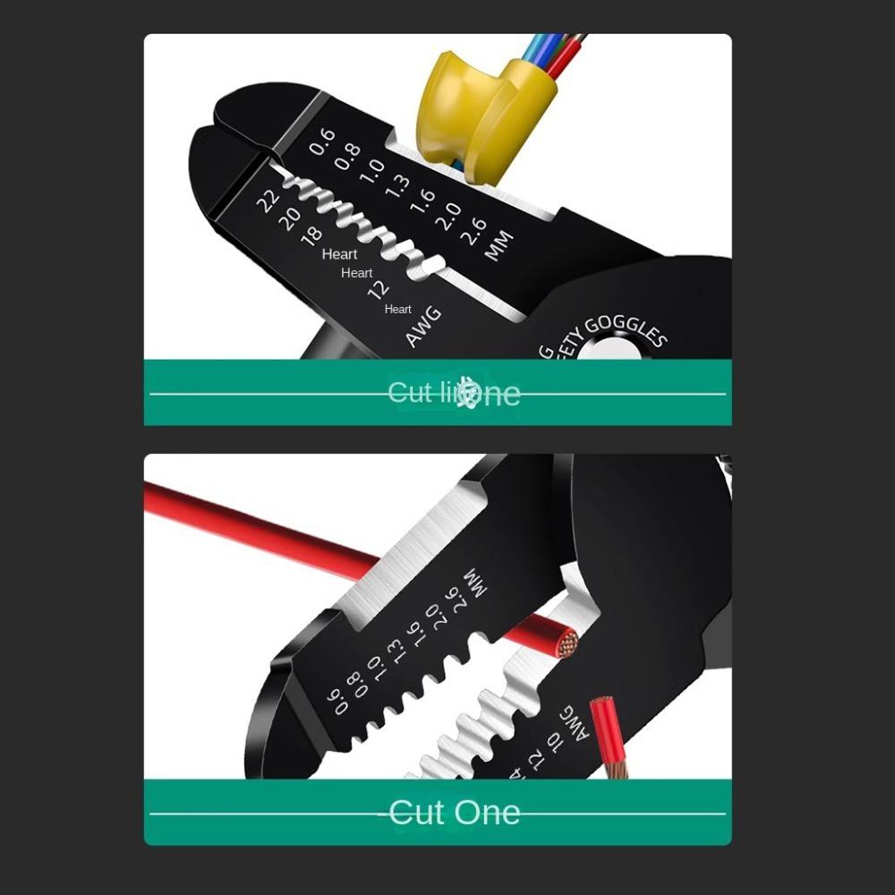 High-carbon Steel Electrician Crimpe Pliers Non-Slip Wire Stripping Tool New Pincers  Electrician