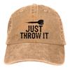 Pure Color Dad Hats Just Throw It Women's Hat Sun Visor Baseball Caps DART DARTS Board Arrow Target Peaked Cap