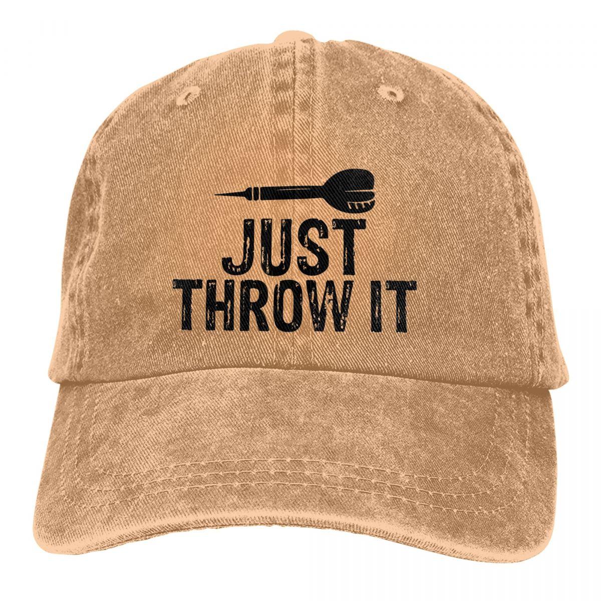 

Pure Color Dad Hats Just Throw It Women s Hat Sun Visor Baseball Caps DART DARTS Board Arrow Target Peaked Cap One Size хаки