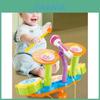 Children Electric Light Drum Set With Visual And Auditory Features For Early Education Play