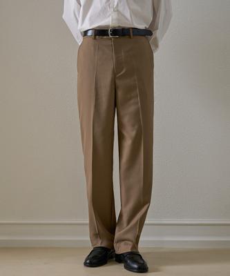 TRIP LE SENS Custom Formal Straight Slacks_Beige (A Type)
