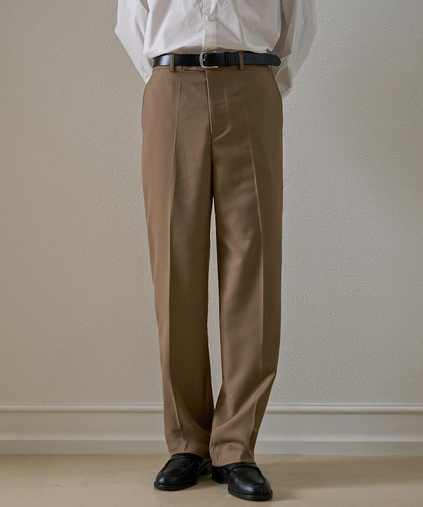 TRIP LE SENS Custom Formal Straight Slacks_Beige (A Type)