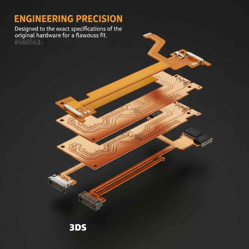 1Pcs For 3DS 3DS XL Console Volume Control Ribbon For Nintendo New 3DS XL Speaker & Camera Lens Module Flex Ribbon Cable