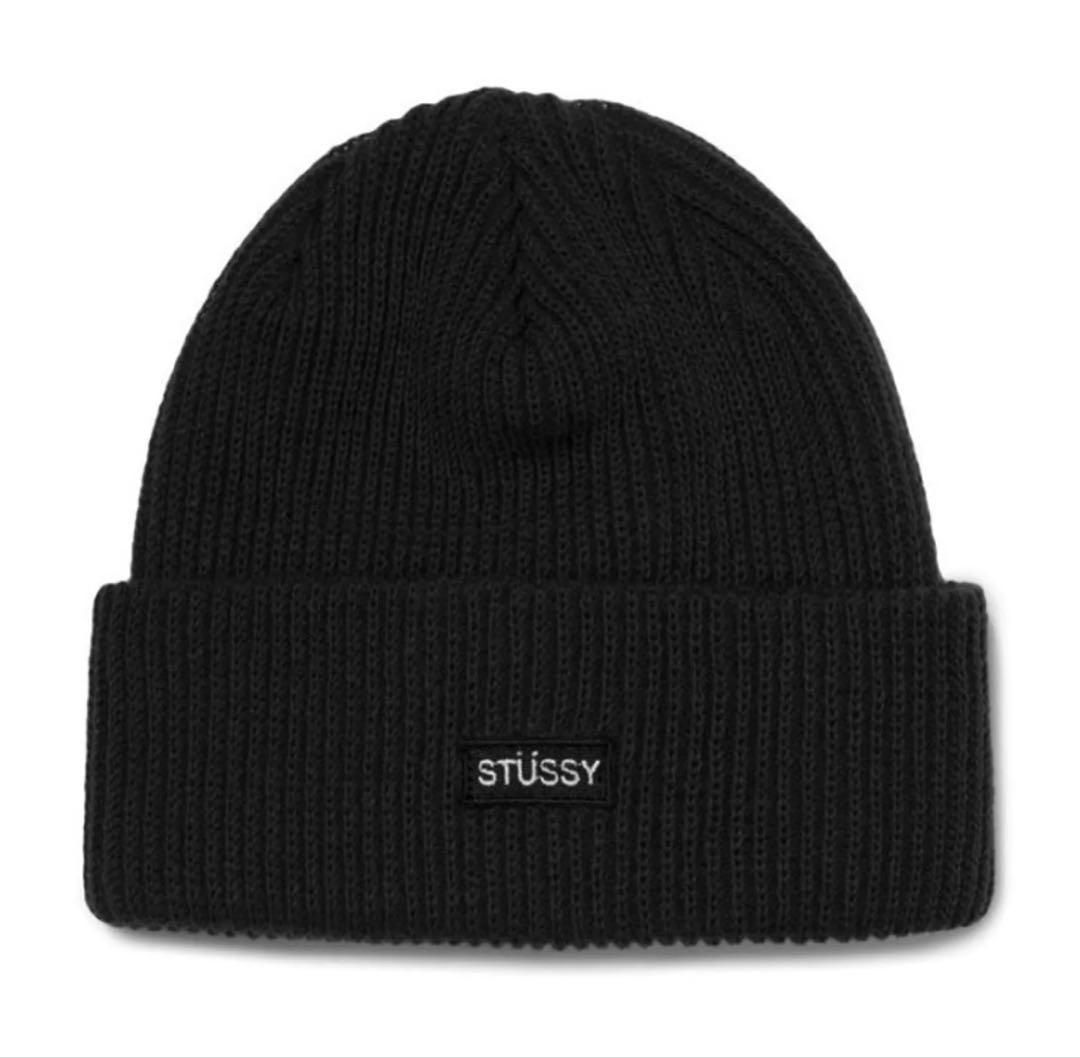 

[USED] Limited Time Sale! Stüssy Beanie Hat Knit Cap Black