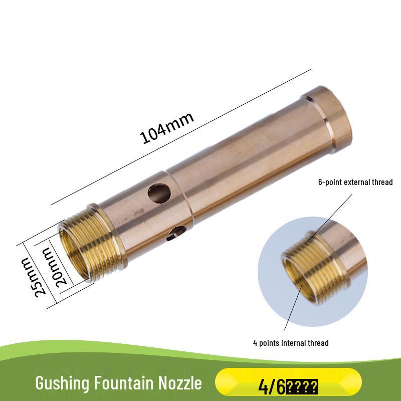 Copper Geyser Nozzle for Landscape Fountain
