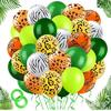 Vintage Avocado Green Balloon Wreath Wedding Birthday Jungle Wild Party Balloon Chain Cover Decoration