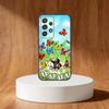 Cartoon cute Little M-Mole Phone Case For Samsung S25,S24,S21,S22,S23,S30,Ultra,S20,Plus,Fe,Note,10,9,5G Black Cover
