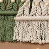 Aesthetic Christmas Tree Macrame Tapestry Tassel Cotton Rope Tapestry  Dorm Room