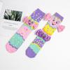3D Cartoon Girl Knee-High Socks - Free Size for Kids