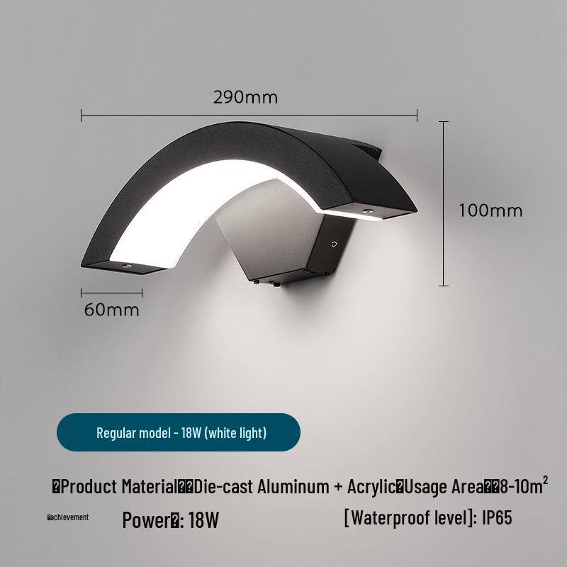 

Waterproof Outdoor Induction Wall Lamp for Villa, Balcony, Entrance, and Corridor
