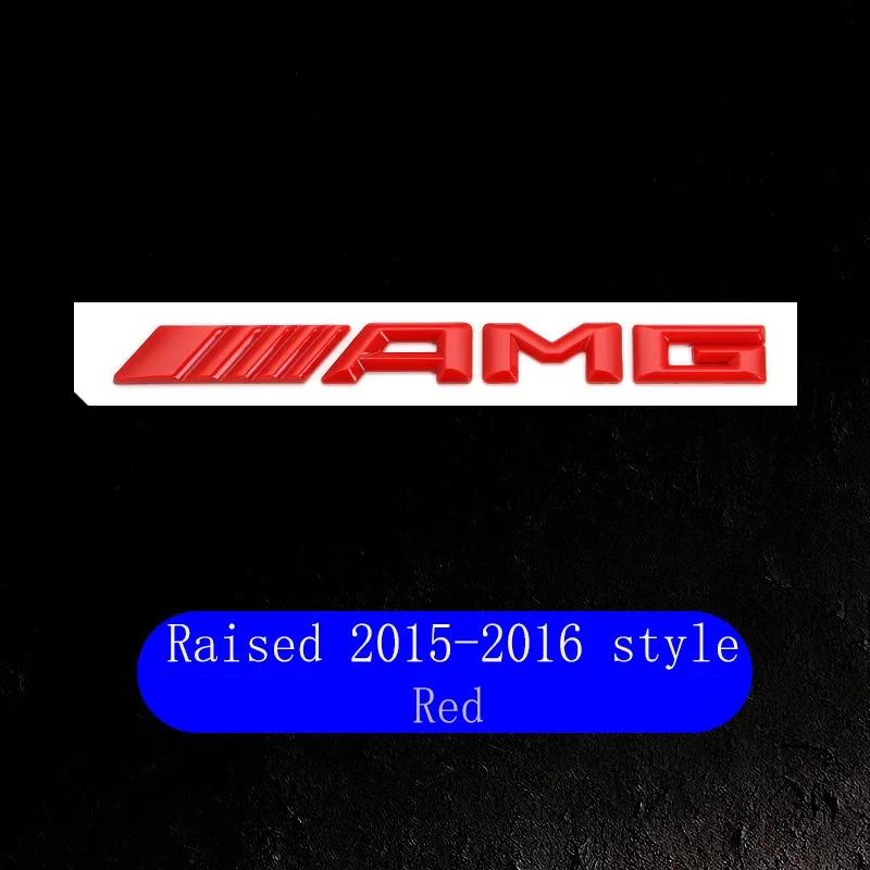 Car Sticker AMG Logo Car Tail Trunk Auto Emblem Sticker Accessories For Mercedes Benz Brabus Smart Maybach W204 GLC CLA W205 W20
